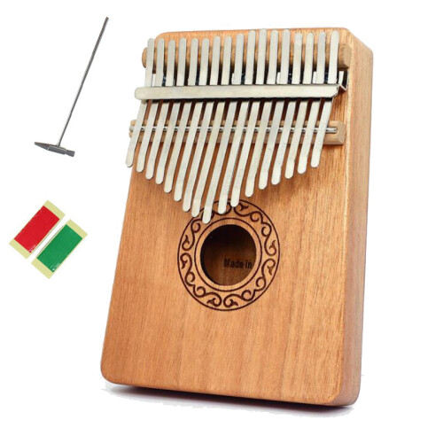 Αρμονικό Ταξίδι, Πιάνο Kalimba με Αντίχειρα 17 Πλήκτρων, Κατασκευή από Μαόνι,