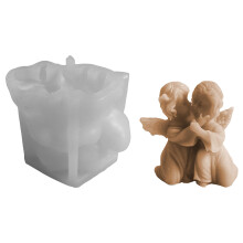 Moules Ă bougies en Silicone Ă usages-caresse Couple Ange