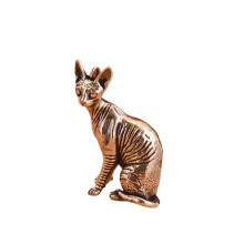 Statue de chats en métal, Sculpture de chats, Figurine de