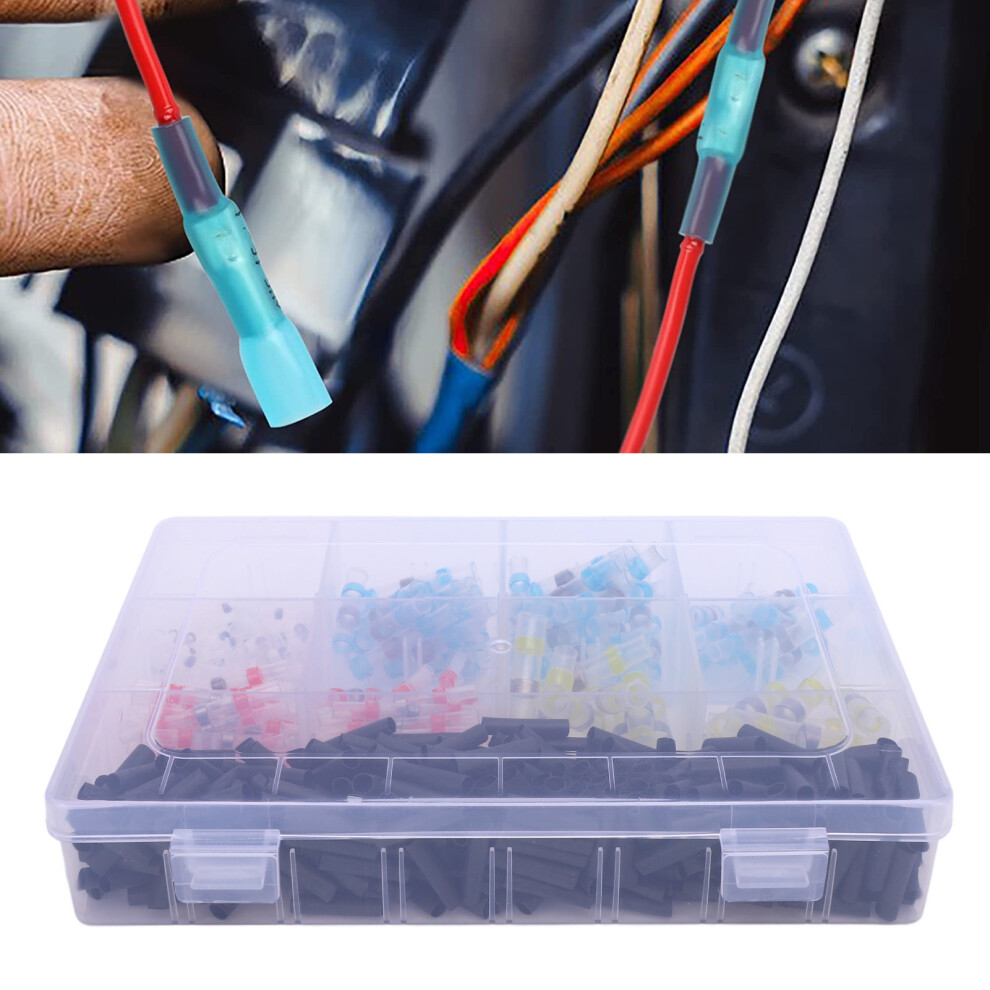 Waterproof Marine & Automotive Heat Shrink Solder Splice Connectors 400Pcs Kit 8771364291817