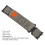 Adjustable Grey Nylon Sport Watch Strap 17cm3cm0.5cm 2
