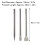 3-Piece Chisel Set, 40CM Point, Flat & Scaling for Concrete 2