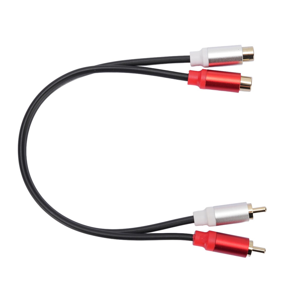 Male To Female 30Cm Stereo Sound Extension Cable Pvc Zinc Alloy Connector Gold 4951364293132