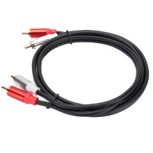 PVC-Zinklegierung 3,3 Fuß männlich zu männlich Stereo-Kabel für HDTV, Verstärker und Heimkino