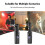 Drahtloses Mikrofon-System 2,4G, XLR, 7-8H, 30m, Schwarz 10