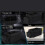 29L Waterproof Small Trunk Organizer with Double Cup Holders, Collapsible, Black 8