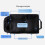 29L Waterproof Small Trunk Organizer with Double Cup Holders, Collapsible, Black 6