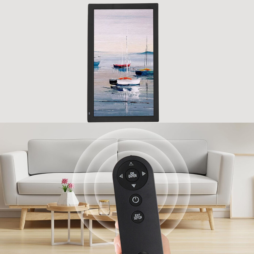 21.5 Inch 1920X1080 Fhd Digital Picture Frame 32Gb Wifi Remote 7691364295633