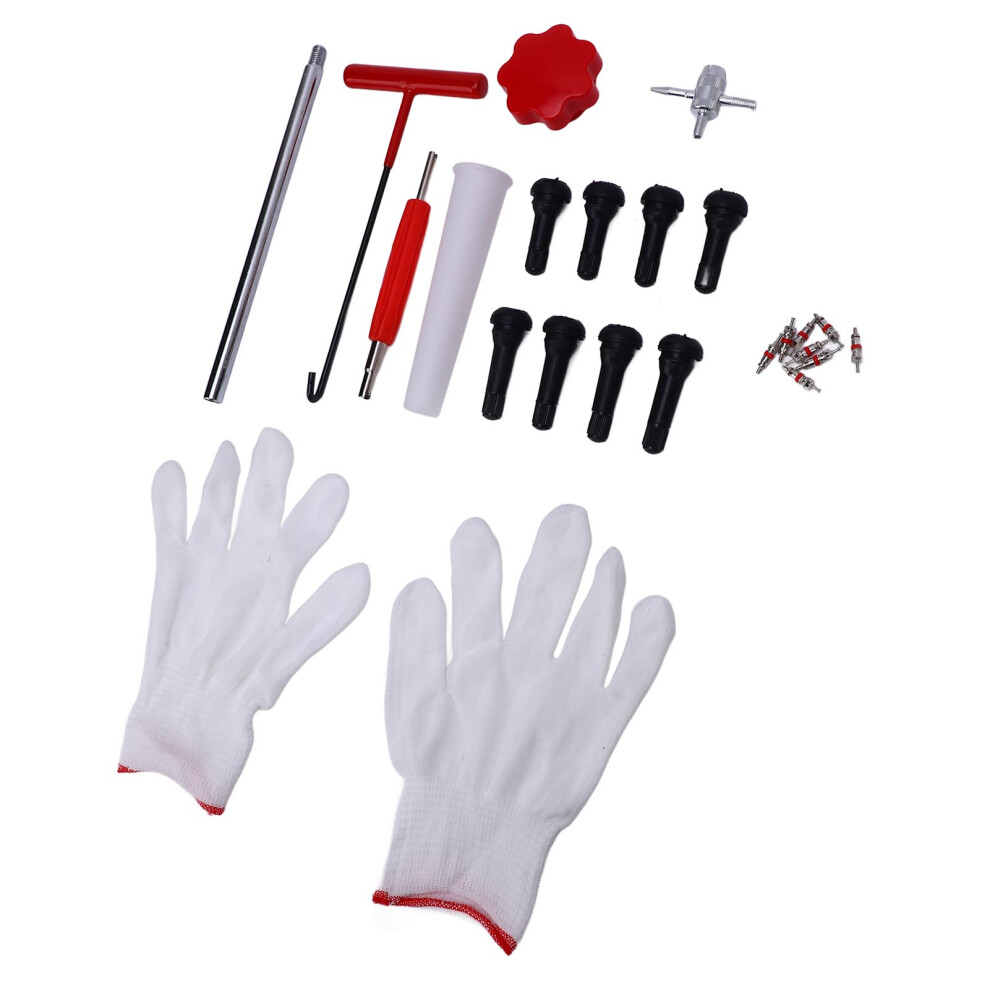 24Pcs Tire Valve Repair Tool Set For Tr413 Tr414 Cars Atvs Trucks Red 4921364295221