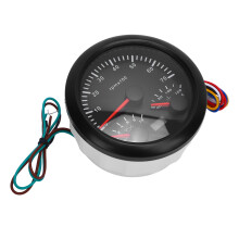 3 In 1 85mm DC Tachometer Oil Pressure Water Temp Backlight for Truck Car
