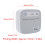 Mini Bluetooth Thermal Label Printer 57mm Portable Inkless White 2