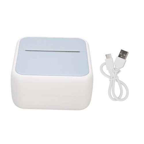 Portable Bluetooth Thermal Label Printer 203DPI 57x30mm Blue 1