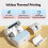 Portable Bluetooth Thermal Label Printer 203DPI 57x30mm Blue 10