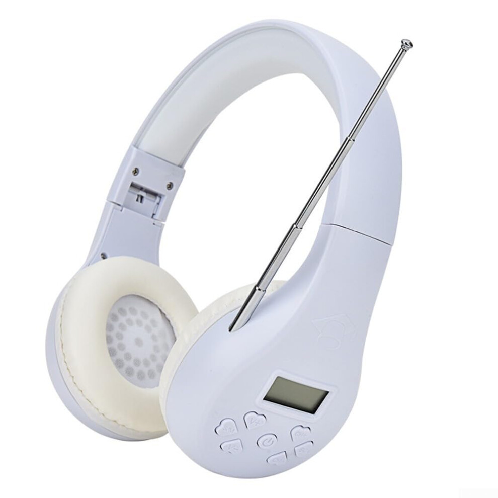Portable Fm Earphones For Travelers And Conference Attendees White 9323874227948