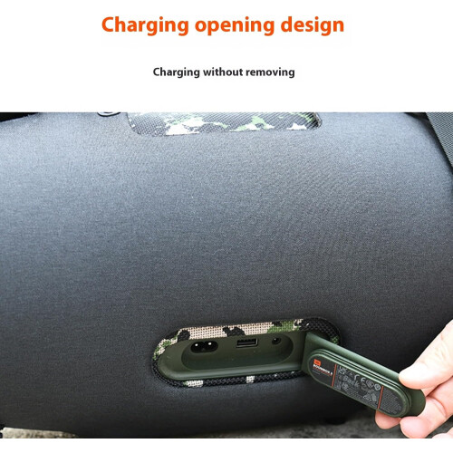 Shockproof Protective Storage Bag For 3 Portable Speakers With Shoulder Strap Replacement 1