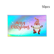 50pcs Merry Christmas Cards Xmas Santa Claus-Santa Claus