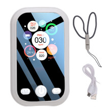 Koolmonoxidemelders met realtime monitoring, 4-in-1 rook- en CO-melder met alarm, temperatuur- en vochtigheidssensor, insteekmodel, batterijback-up,