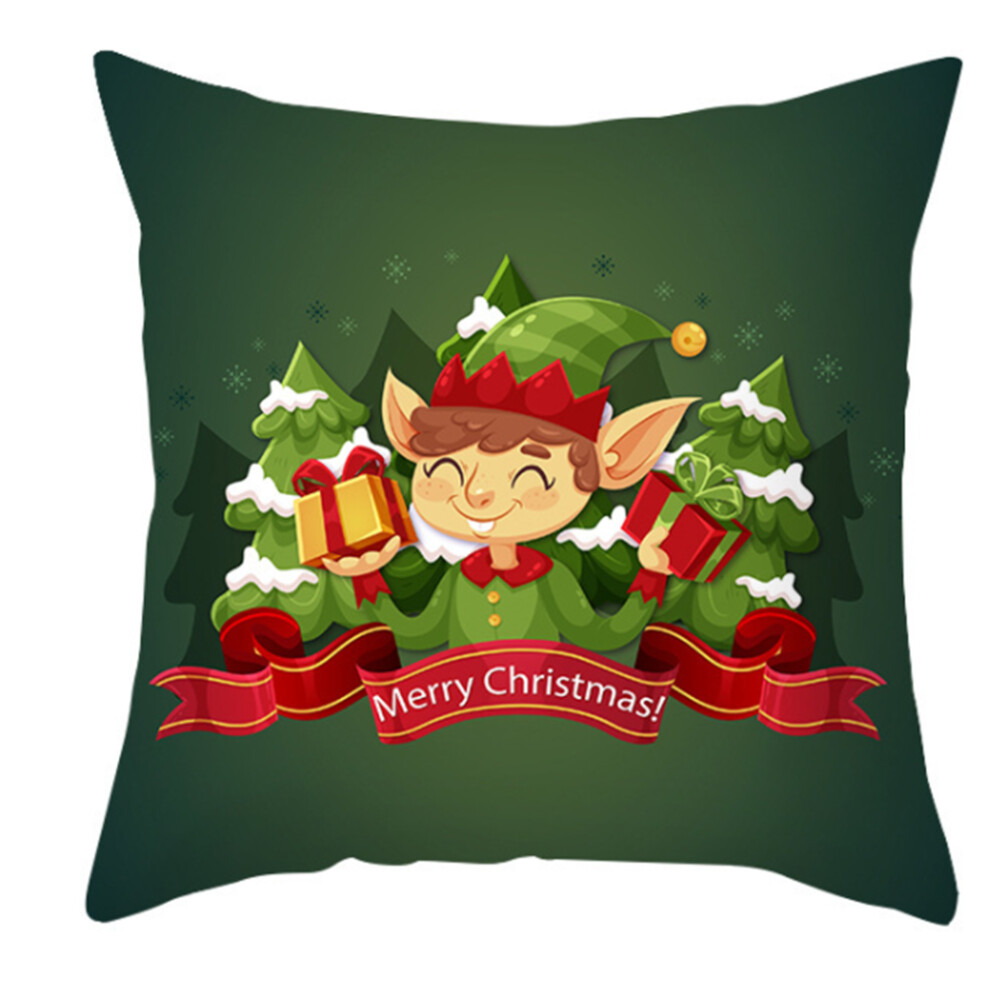 Christmas Pillow for Case 45x45cm Peach Skin Pillow Cushion-8