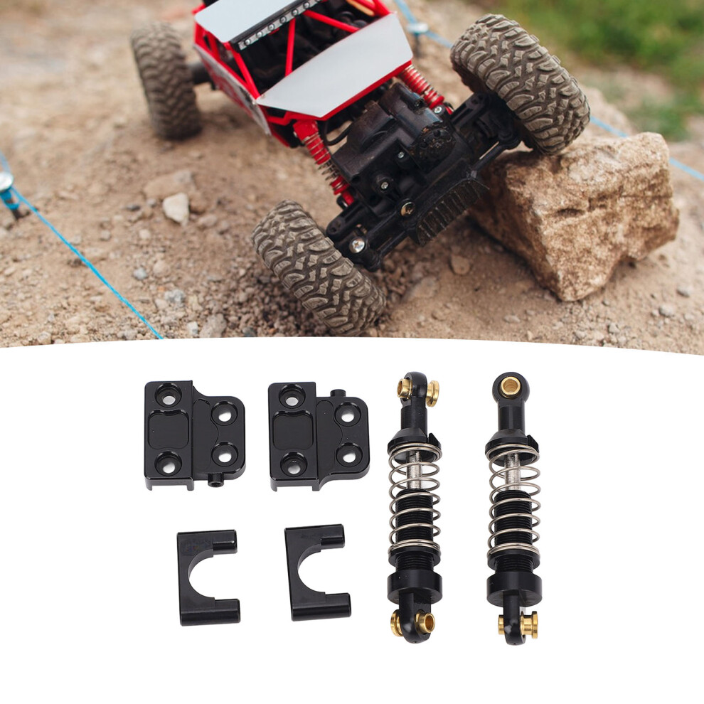 2 Pcs Rear Aluminum Rc Shock Absorbers 1/12 Scale For Mn82 Lc79 Mn78 Black 3761364299017