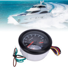 85mm 3 in 1 Tachometer Water Temp Oil Pressure Backlight for Car Truck Boat