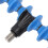 blauer kurzer Angelrutenhalter Ständer ABS/TPR 8