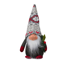 Christmas Gnome Knitting Snowflake Hat Big Nose Cute Elf-male