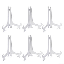 Photos Transparent Plastic Display Easel Stands 6Piece Set  4/6/10Inch Foldable Plate Holder For Artwork