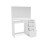 Birlea White Dressing Table with Mirror Birlea Ava 5 Drawer Vanity Desk Make Up 6