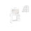 Birlea White Dressing Table with Mirror Birlea Ava 5 Drawer Vanity Desk Make Up 3