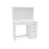 Birlea White Dressing Table with Mirror Birlea Ava 5 Drawer Vanity Desk Make Up 5