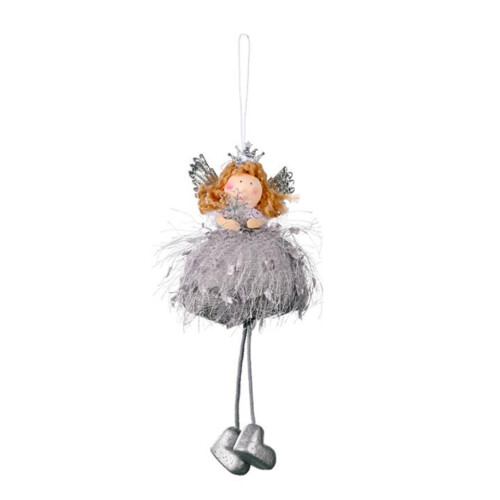 1/3pcs Kerstengel Ornament Kerstboom Opknoping Hanger-Grijs