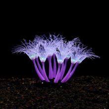 Colorful FishTank Sea Creature Coral Shape Ornament for-Purple