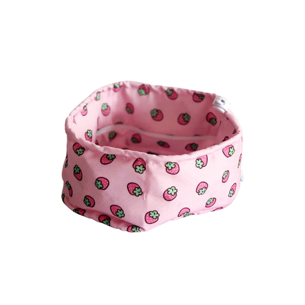 Pink Dog Summer Cooling Collar Adjustable Pet-M Strawberry