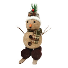 Pluche sneeuwpop staande kerst paascadeaus dwerghoed voor-A
