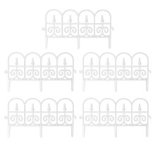 Metal Havegrænsehegn Vejrbestandig Havekant Landskabshegn Ornamental Hegn Foldbart Design Dekorativ Stil Dyrebarriere Multifunktionel