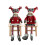 Weihnachten gestrickte lange Bein-Eule für Puppe,-männlich 2
