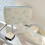 3Pcs Makeup Bag Set With Bows Decoration-Korean style bow blu 6