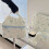 3Pcs Makeup Bag Set With Bows Decoration-Korean style bow blu 7
