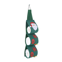 Sac de rangement de rouleaux de papier toilette de noël,-Vert