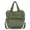 Trendy Canvas Backpack For Women School Bag Shoulder Pack-Green 1