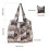 Large Capacity Foldable Shopping Bag Water-gray kitten 2