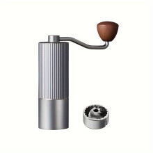 (Silvery) [Coffee Grinder For Home Office] Manual Coffee Grinder For Beans, Suitable For Both Home And Office Use.