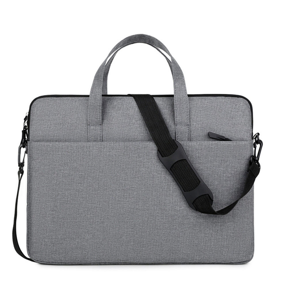 Laptop Carrying Case With Detachable Shoulder- 14 Inches Gray 7704000252560