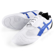 Unisex Taekwondo Boxen Kung Fu Tai Chi Gymnastikschuhe 39 Weiß/Blau