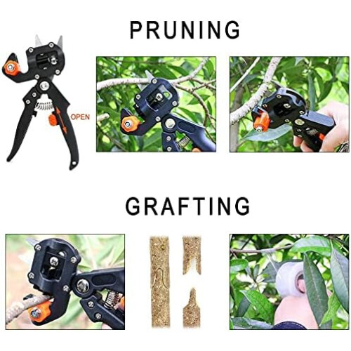 Επαγγελματικό ψαλίδι εμβολιασμού Leadstar Gardening, υψηλό ποσοστό επιβίωσης για 1