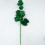 Διακοσμητικά για cupcakes Lucky Clover, τεχνητά κοτσάνια τριφυλλιού για εορτασμούς της 4