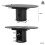 Extendable Round to Oval Dining Table, 118-158 cm 2