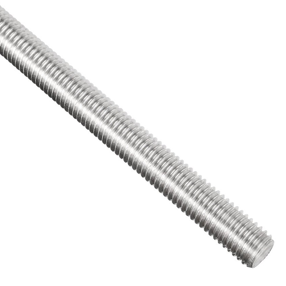 (Pack Of: 2, M24 (Pitch: 3.0)) Fully Threaded Rod 1M Stud Bolts A2 304 Stainless Steel Din 976 5056523231556