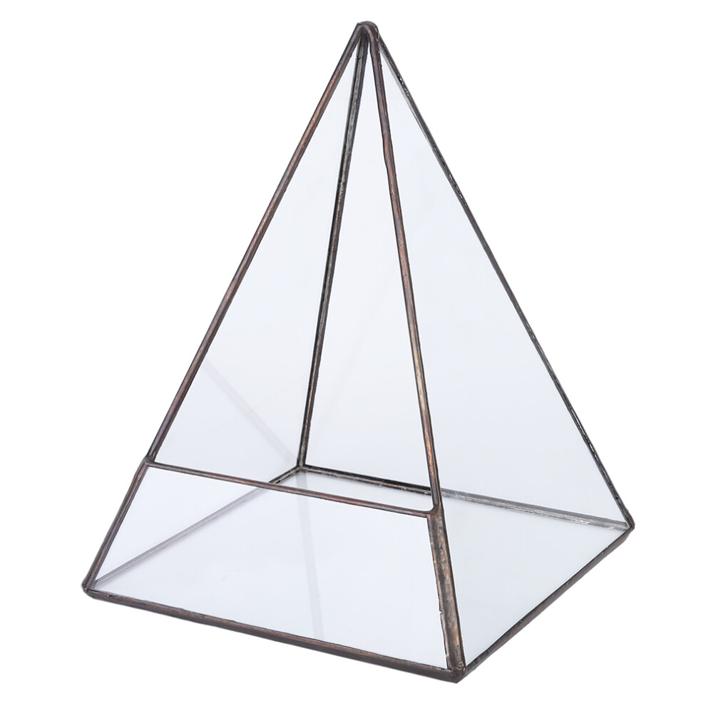 DIY Fairy Garden Container with Unique Geometric Shape, Clear Glass Terrarium for Indoor Succulent Display, Elegant Tabletop Decor for Home and Event-image-OPC-PNBSB8T-NEW