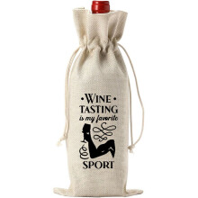 Linen Wine Bag Storage Bags For Christmas Celebration Gift-5